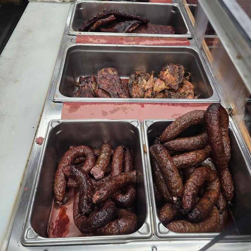 Ribs, Sausage, And The Full Spread