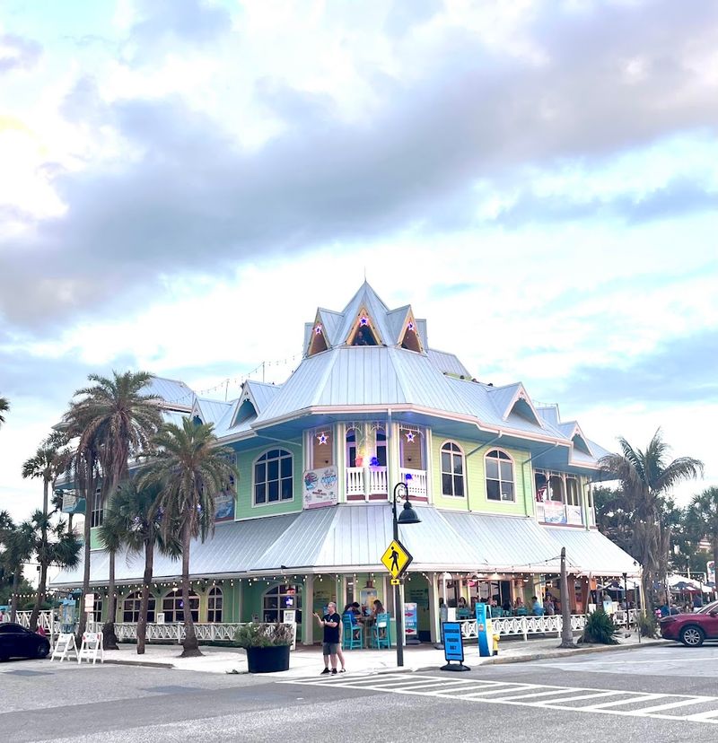 This Florida Beachfront Restaurant Makes A Grouper Sandwich You Won't Forget - Decor Hint The Victorian Building Charm