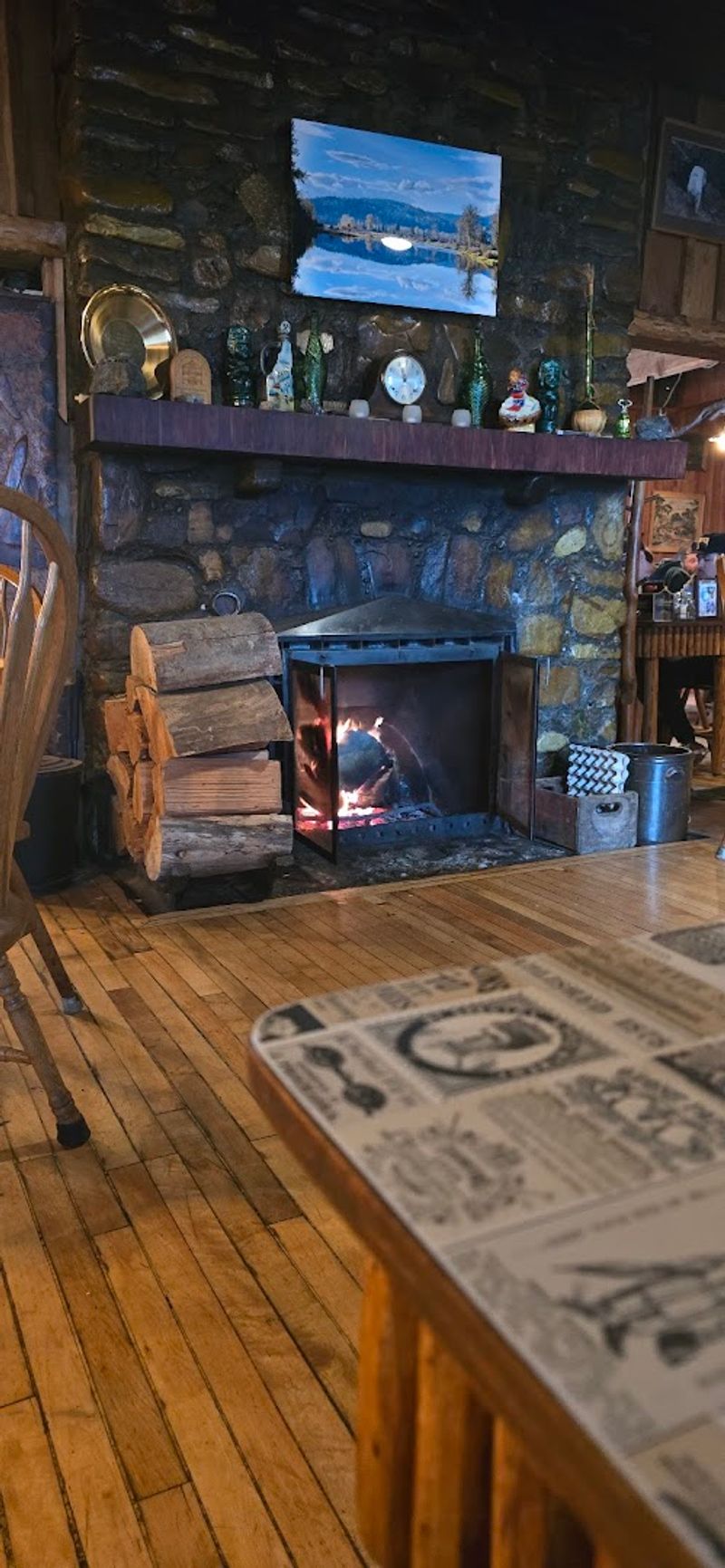 The Wild West Atmosphere Inside The Dining Room