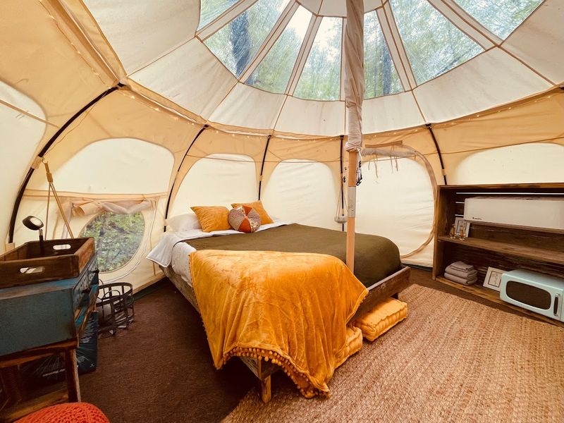 Glamping in the Outer Reaches Yurt