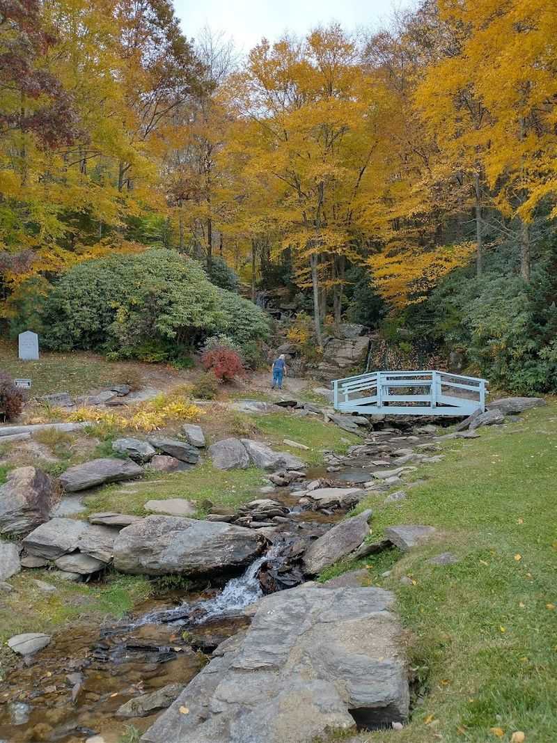 Picnic Tables And Relaxing At The Base