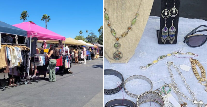 There’s A Huge California Flea Market Where 200 Vendors Take Over A Whole Street