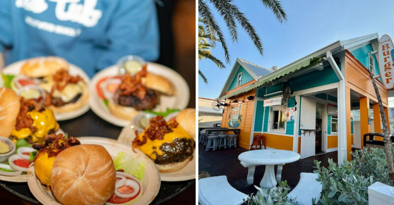 These Hidden Florida Burger Shacks Serve Great Food Just Steps From The Beach