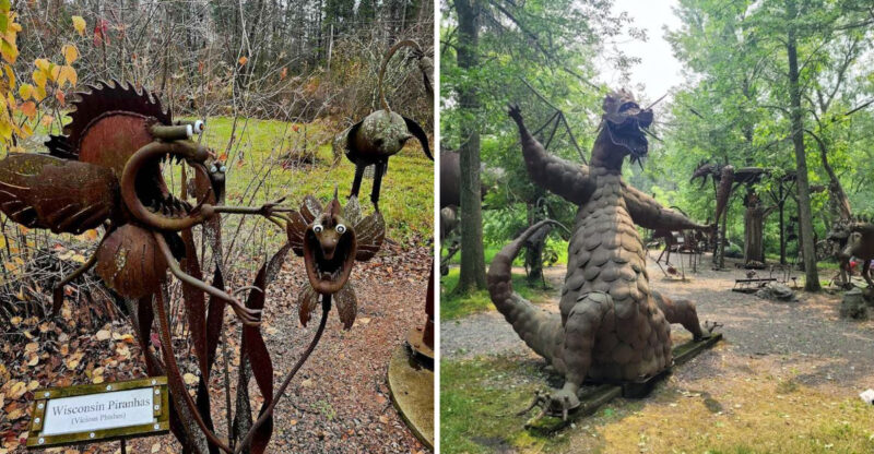 This Eccentric Wisconsin Garden Is Packed With Bizarre Artistic Creations