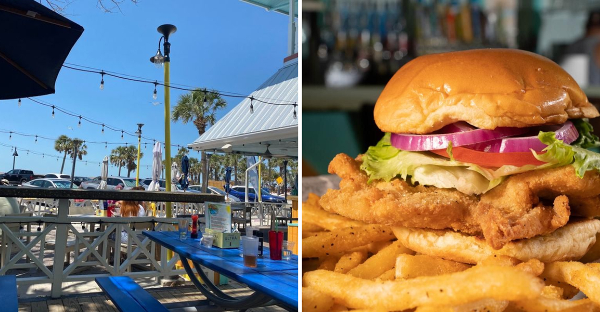 This Florida Beachfront Restaurant Makes A Grouper Sandwich You Wont Forget - Decor Hint