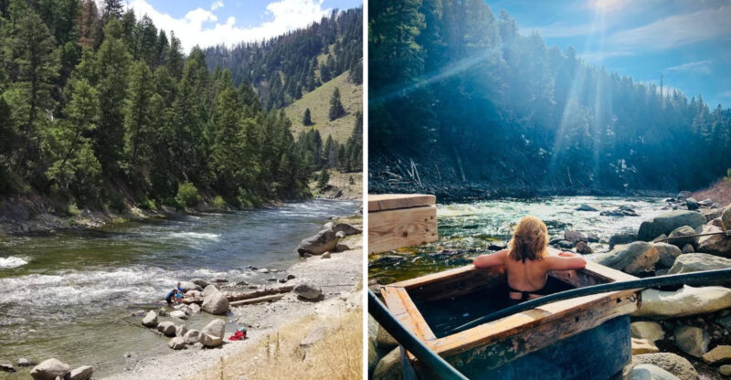 This Free Idaho Hot Spring Stays 104 Degrees Year-Round And Locals Soak In It Right Off The Highway