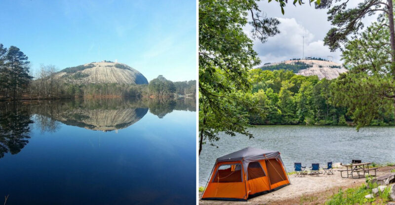 This Georgia Campground Offers Lakeside Views And Yurt Glamping