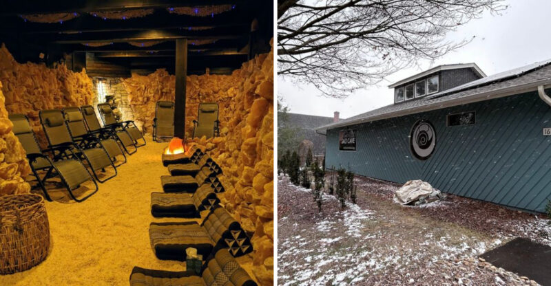 This Hidden Salt Cave In North Carolina Will Make Your Wellness Routine Feel Like A Spa Retreat