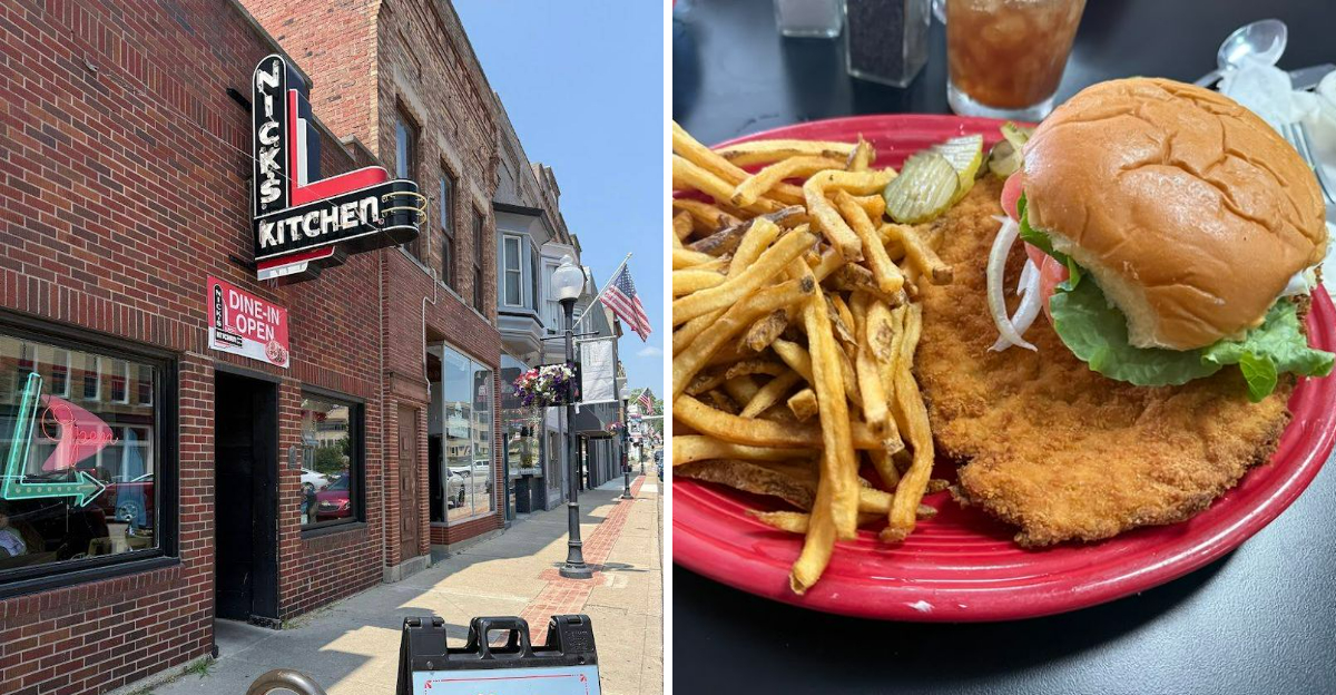 This Indiana Diner Serves A Giant Pork Tenderloin Sandwich Locals Swear By - Decor Hint