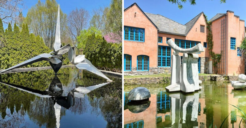 This Massive New Jersey Sculpture Park Feels Like Walking Through A Living Work Of Art