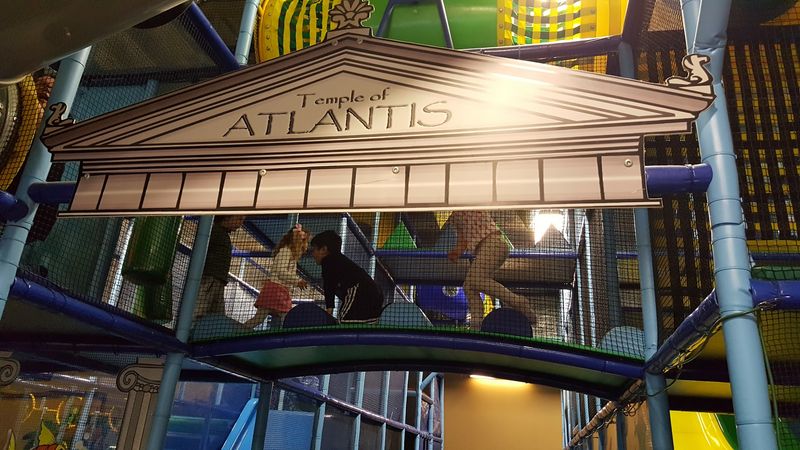 The Atlantis-Themed Multi-Level Play Structure