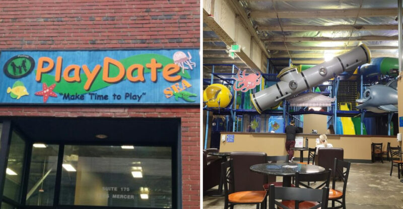 This Massive Ocean-Themed Indoor Playground In Washington Feels Like A Childhood Dream