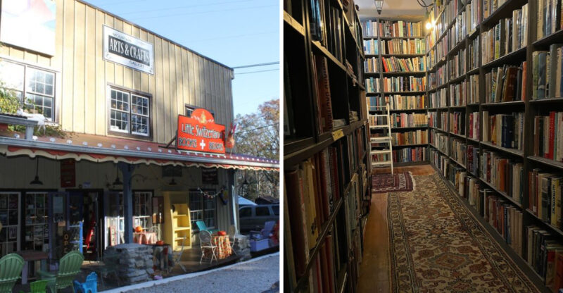 This North Carolina Bookshop Pairs 30,000 Books With Fresh Coffee In A Cozy Mountain Setting