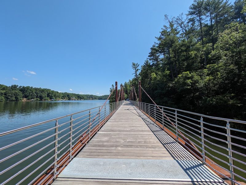 Where The Riverwalk Suddenly Moves Out Over The Water