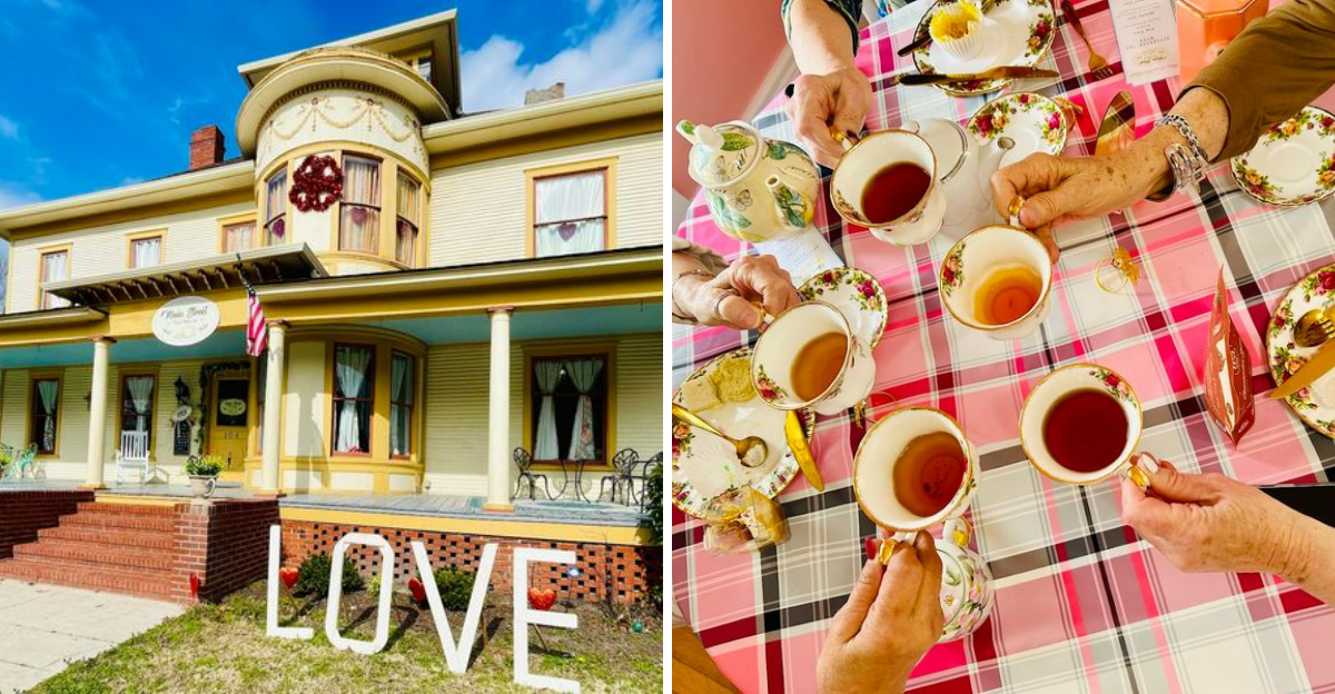 This North Carolina Tea House Blends History With Vintage Charm - Decor Hint