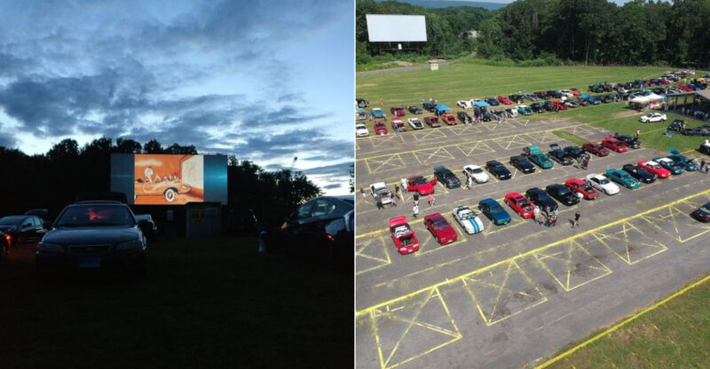 This Nostalgic Connecticut Drive-In Theater Still Shows Movies Under The Stars
