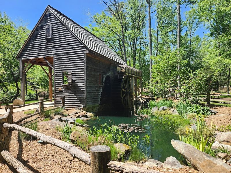 The Old Mill and Its Water Wheel