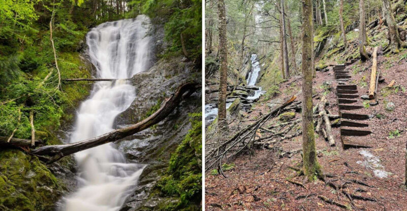 This Scenic Massachusetts Waterfall Park Is A Secret Worth Discovering