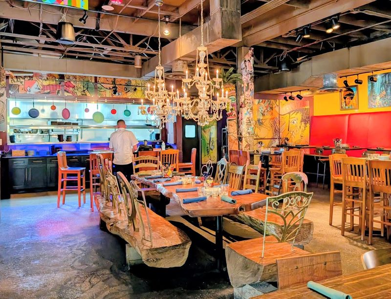 An Artistic Loft Brought To Life As A Restaurant