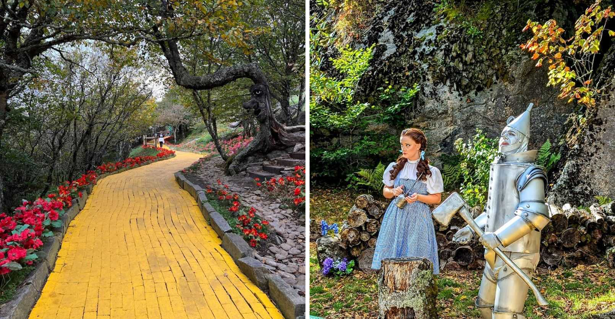 This Wizard Of Oz Theme Park In The North Carolina Mountains Has A Real Yellow Brick Road - Decor Hint