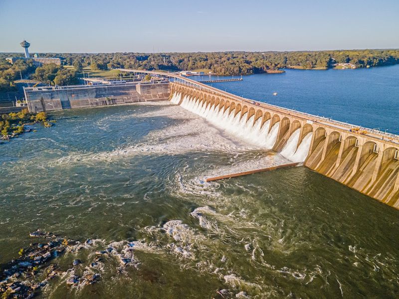 Wilson Lock And Dam, Muscle Shoals And Florence