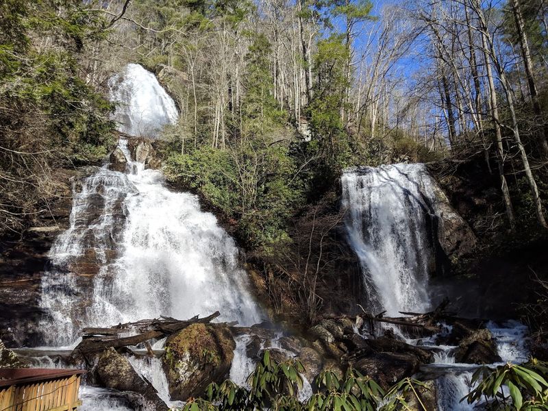 Anna Ruby Falls Trail at Unicoi State Park
