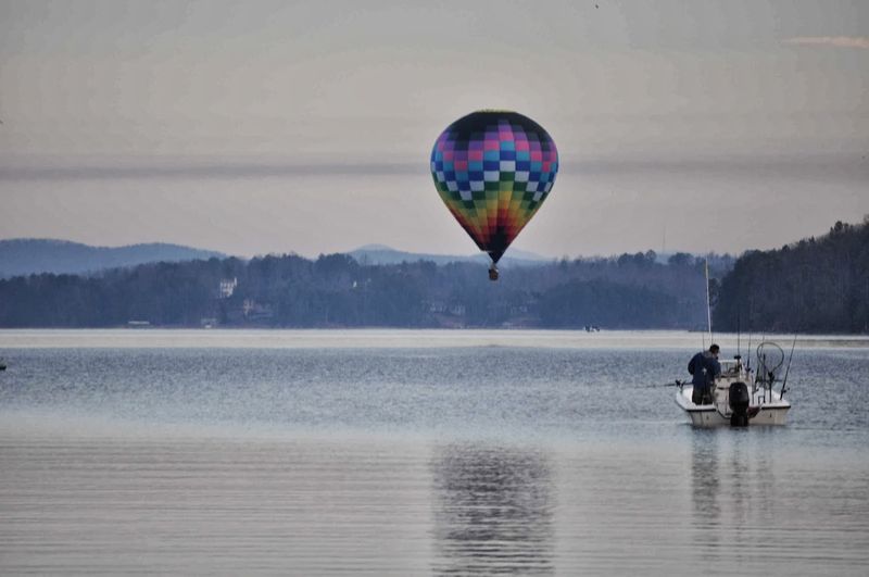 Spotting Lake Allatoona And Lake Lanier From Above