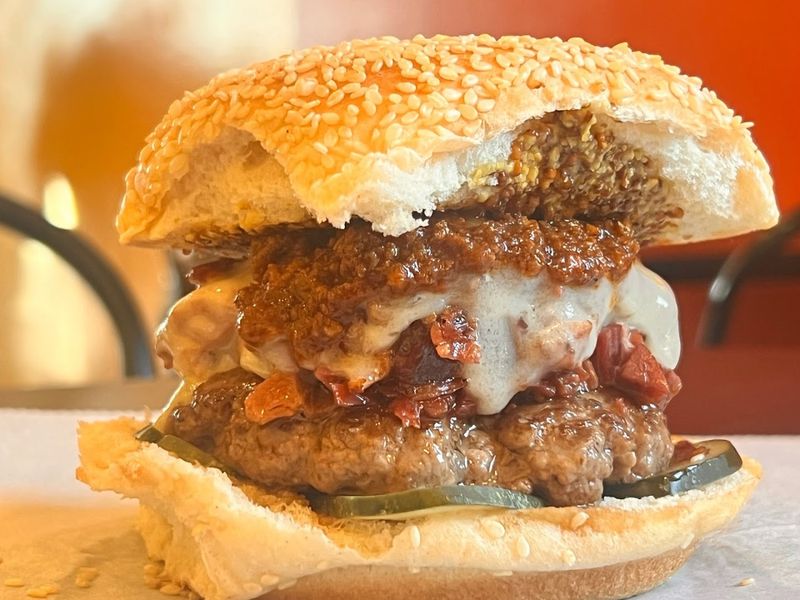 The Burgers At This Tiny Connecticut Spot Are So Good You'll Crave Them All Week - Decor Hint Why GoldBurgers Has Such A Loyal Following