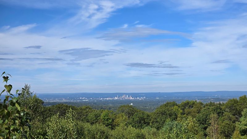 The Hartford Skyline From Lookout Mountain