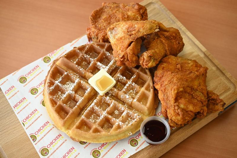 This Hidden Connecticut Spot Serves The Tastiest Chicken And Waffles Of Your Life - Decor Hint Why This Meal Is Worth The Detour