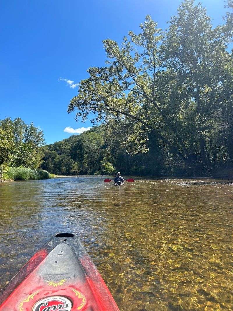 Floating The Current River Through The Ozarks