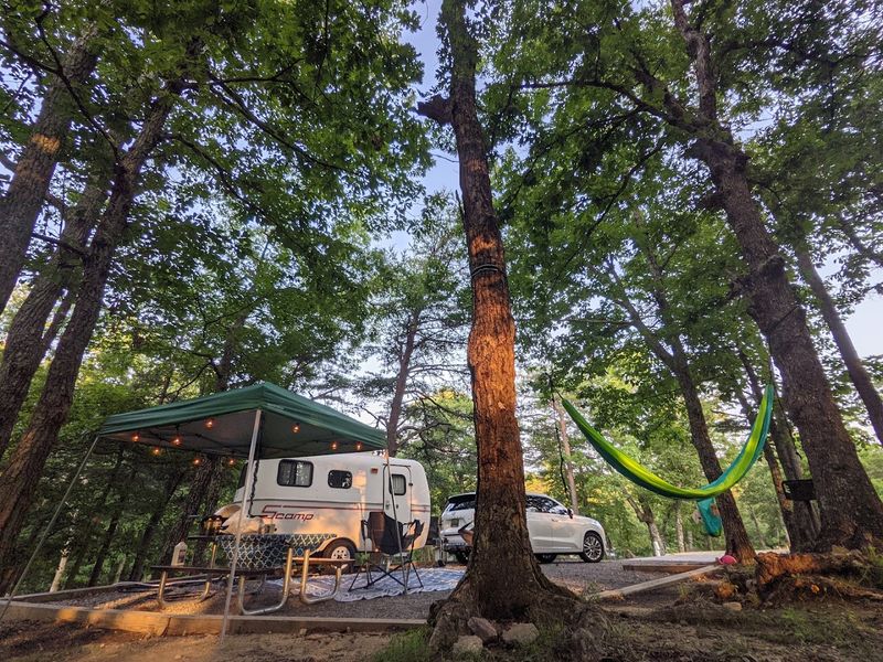 Camping Under Mountain Stars