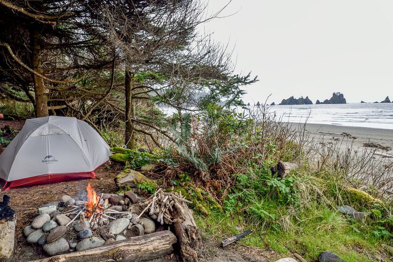 Camping Under A Wild Sky