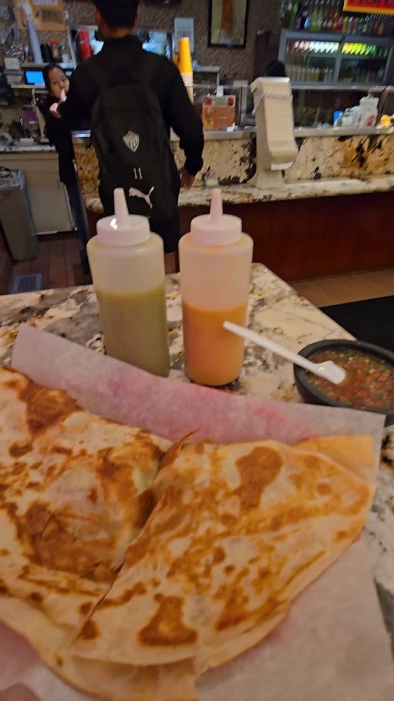 La Victoria Taqueria, San Jose, Famous Orange Sauce