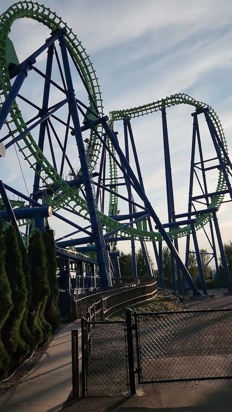 That first drop feels huge before the ride even gets going