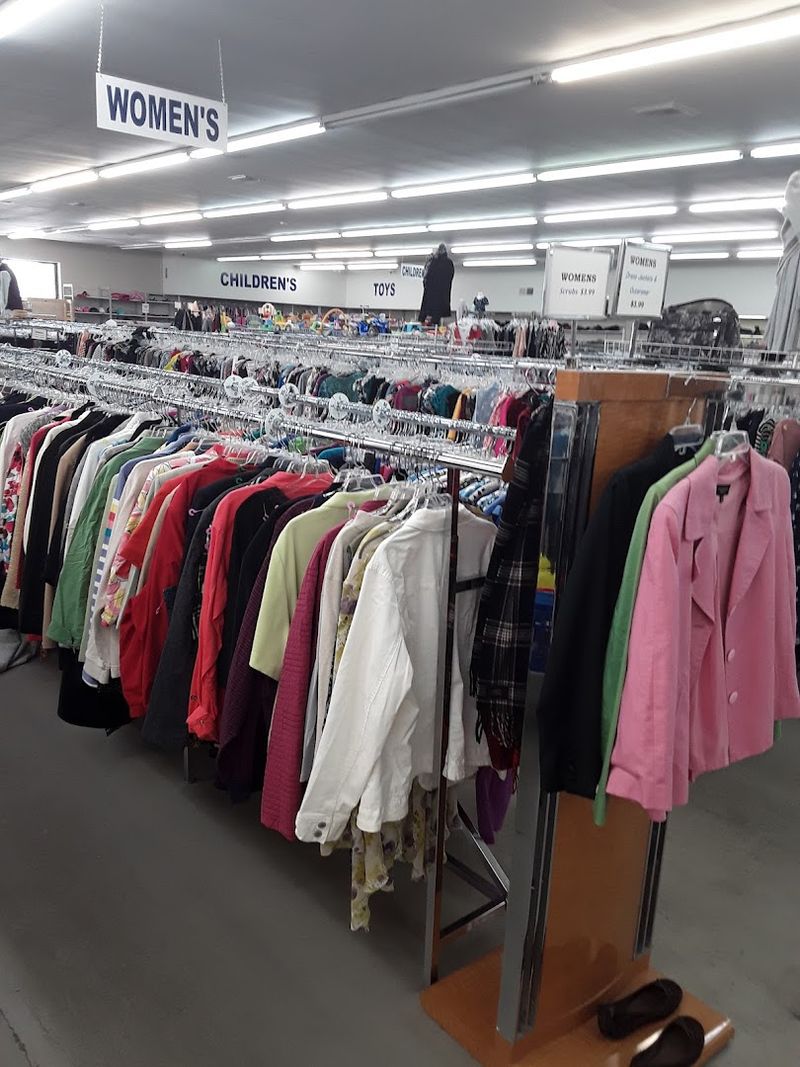 Clothing Sections Organized By Size And Category