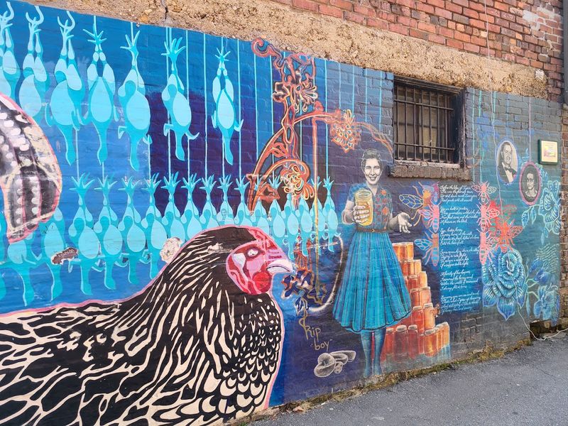 Asheville Turns A Regular Sidewalk Into A Free Art Walk