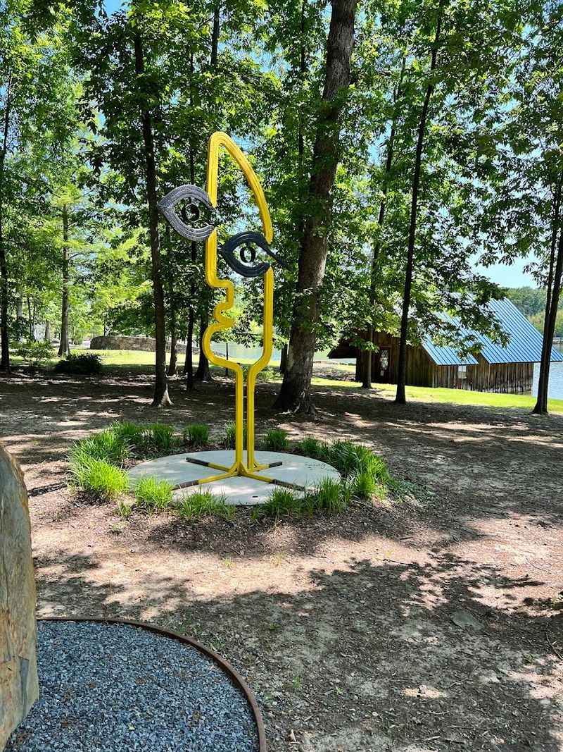 Sculptures Hidden Among The Trees