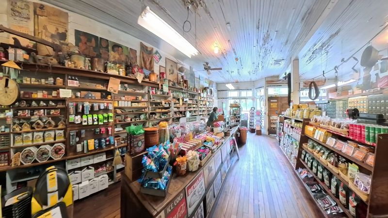 Old Wood Floors Give The Store Its First Bit Of Charm