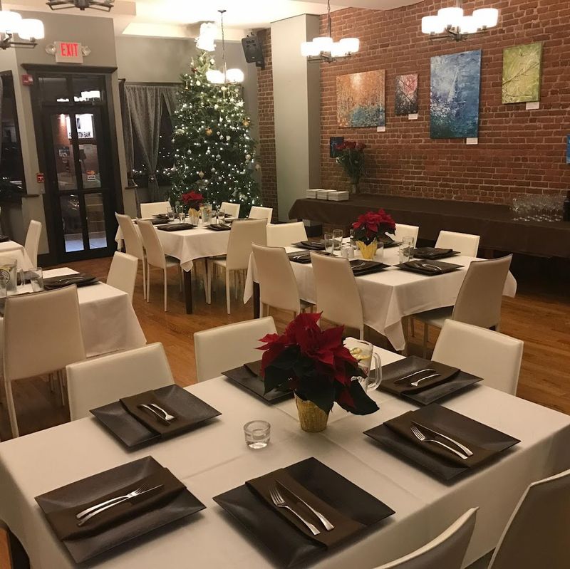 Hearty Plates In A Cozy Dining Room