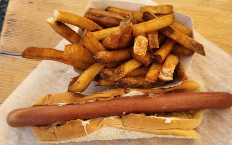 This Homey Massachusetts Hot Dog Joint Has Burgers So Good They Might Steal The Show - Decor Hint Great For Families And Solo Travelers Alike
