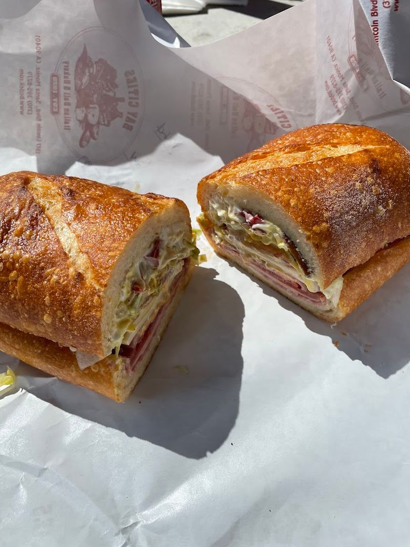 People Travel From All Over California To Eat At This Historic Sandwich Shop - Decor Hint The Godmother Sandwich Is the Star Of The Menu