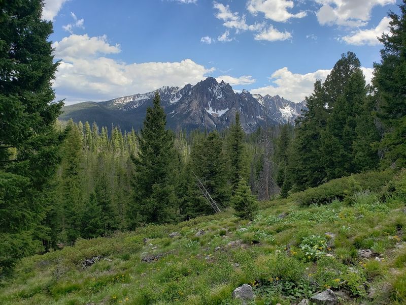 The Sawtooth Range Up Close