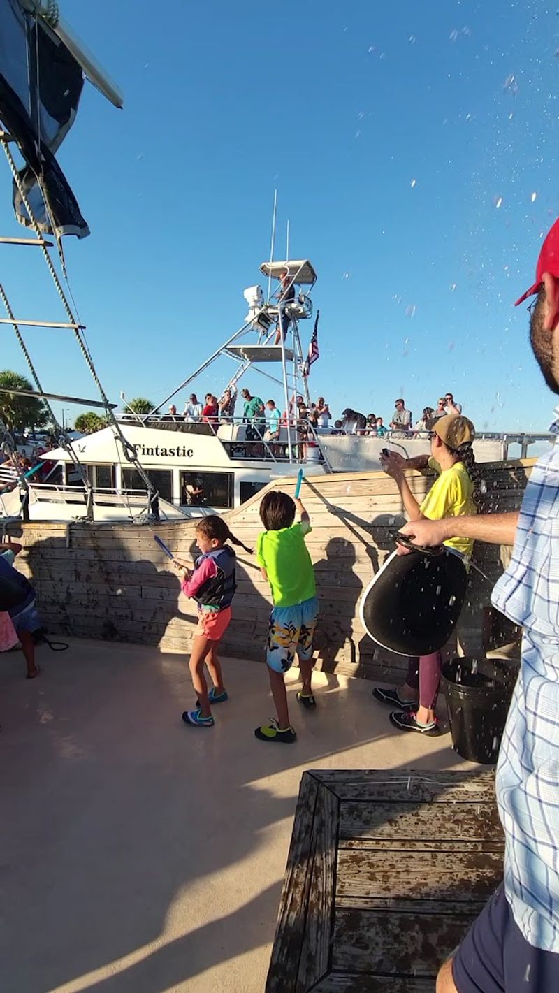 The Bucket Brigade Race And Firefighting Fun On Deck