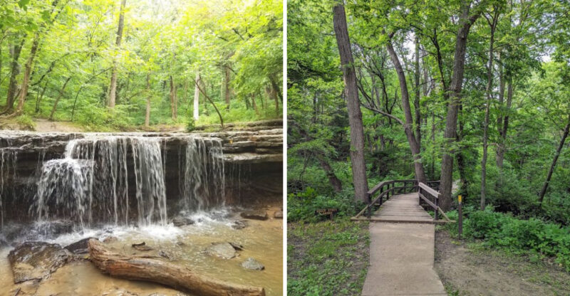 A Woodland Waterfall And Towering River Views Make This Nebraska State Park Unforgettable