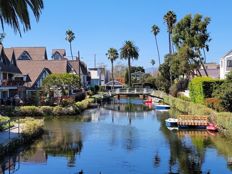 Venice Canals In Los Angeles As A Slice Of Italy