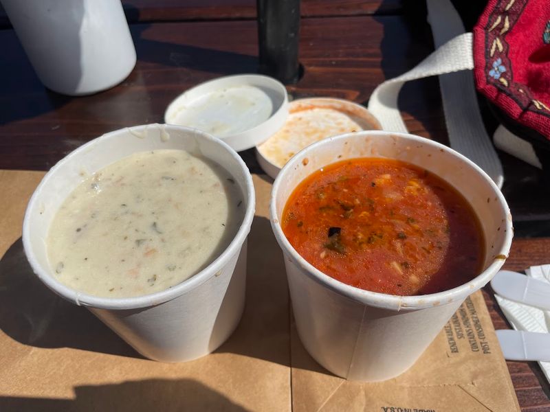 One Spoonful Of The Clam Chowder At This California Hole-In-The-Wall And You'll Be Hooked - Decor Hint A Red Chowder Option Adds A Nice Detail