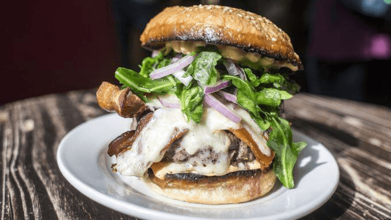 These Western North Carolina Burgers Are Worth Thinking About Long After The Last Bite - Decor Hint The Rankin Vault Lounge