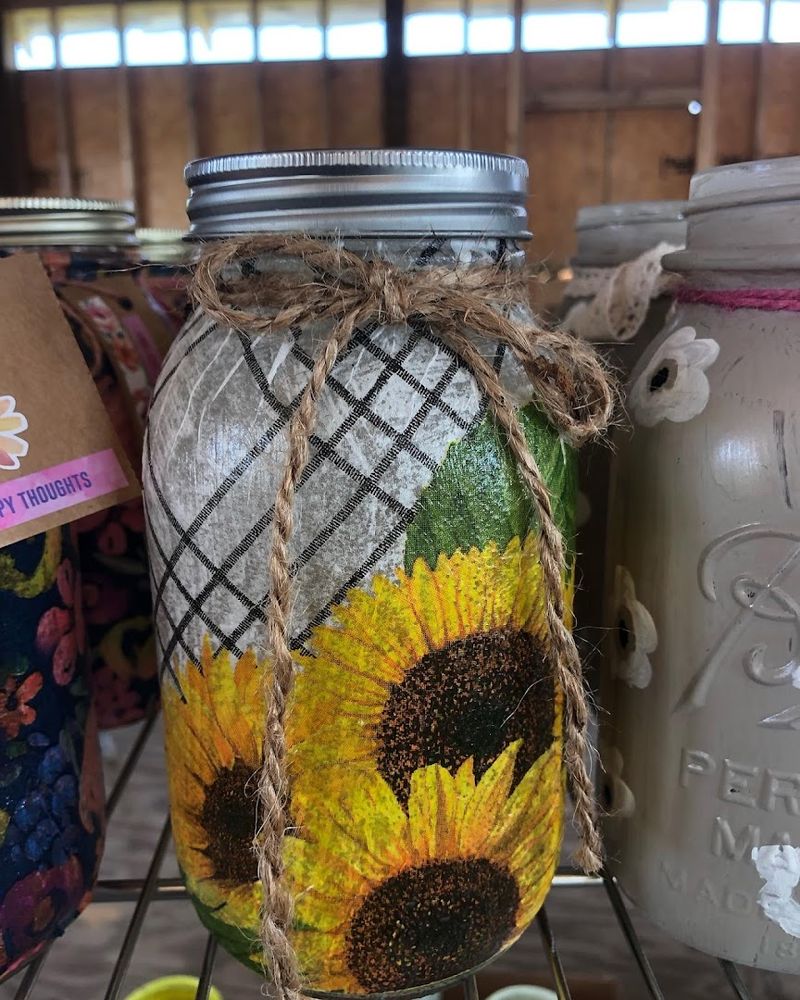 Decorated Vases And Floral Arrangements Available For Purchase