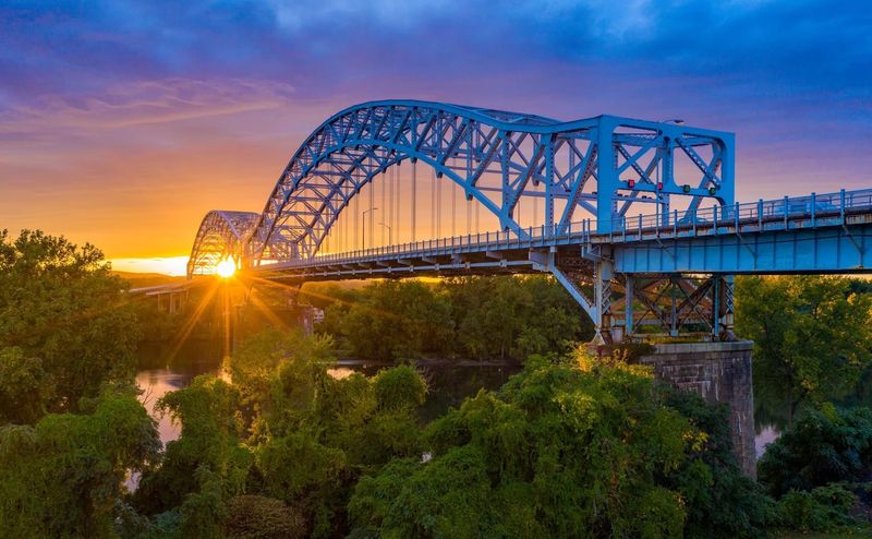 A Landmark Crossing With Classic Arches